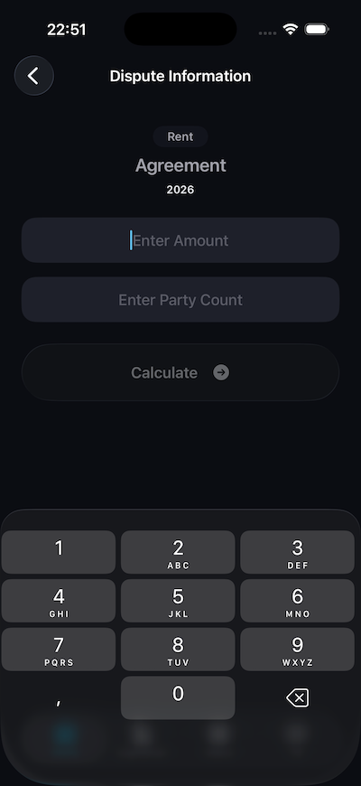 Uyuşmazlık Bilgileri Ekranı